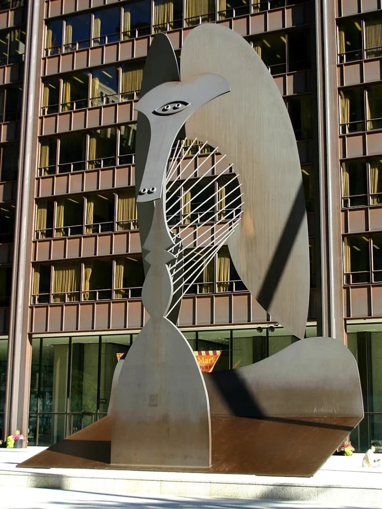 picasso sculpture in Daley Plaza Chicago Illinois US