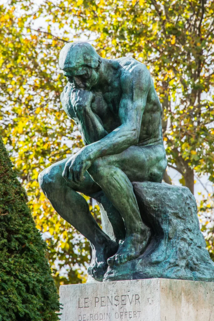 the thinker by auguste rodin